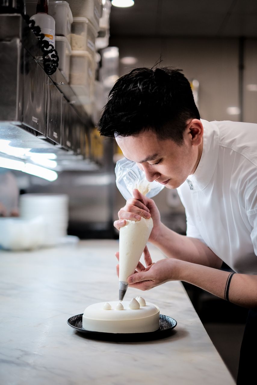 Chef preparing food